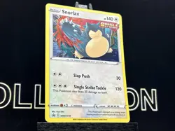 Pokemon Snorlax SWSH119 Sword & Shield Black Star Promo Holo 5 SWIRL NM - Image 4