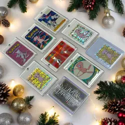 VTG POKEMON CARDS Lot - MEW & MEWTWO - Rare 90s Holo CASED Collection - Image 2