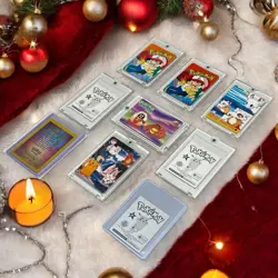 VTG POKEMON CARDS Lot - MEW & MEWTWO - Rare 90s Holo CASED Collection - Image 5