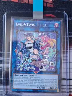 Yugioh Evil Twin Lil-La Uncensored Asian Englisch Parallel Rare SLF1 AE087 - Image 1