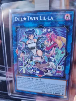Yugioh Evil Twin Lil-La Uncensored Asian Englisch Parallel Rare SLF1 AE087 - Image 3