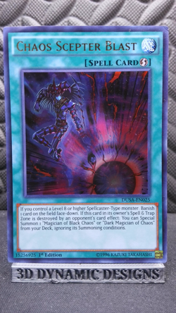 | Yugioh Chaos Scepter Blast DUSA-EN025 1st Ultra Rare Duelist Saga PL 🔥 | - Image 1