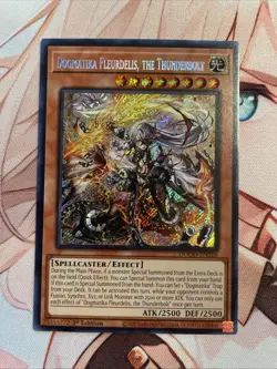 Yugioh Dogmatika Fleurdelis, the Thunderbolt DOOD-EN026 Secret Rare - Image 1