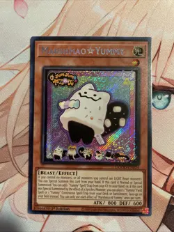 Yugioh DOOM OF DIMENSIONS Marshmao Yummy DOOD-EN024 1st Edition Secret Rare NM - Image 1