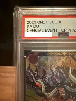 PSA 10 Kaido OP01-094 SR Parallel Flagship Battle Promo ONE PIECE Card Japanese - Image 2