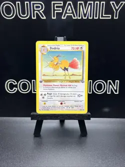 💥 Pokemon Card Dodrio Jungle 1st Edition 34/64 Vintage Card 1999 MP - Image 1
