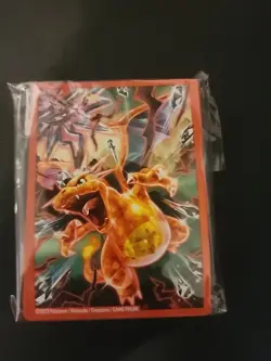 Pokemon TCG Charizard ex Premium Collection Card Sleeves 64 ct. - Image 1