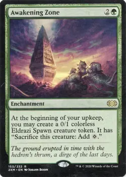 Awakening Zone Double Masters VLP/NM Green Rare MAGIC THE GATHERING CARD - Image 1