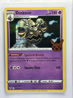 4x Dusknoir 071/185 Halloween 2023 Trick or Trade Holo Rare Pokemon Card - Image 2