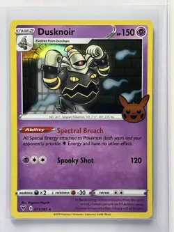 4x Dusknoir 071/185 Halloween 2023 Trick or Trade Holo Rare Pokemon Card - Image 3