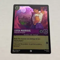 Luisa Madrigal 58/204 Disney Lorcana Fabled Common Cold Foil Card NM - Image 1