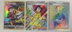 Pokemon Holo Card Lot of 3 - Choy 200, Parasol Lady 238, Braixen TG01 - NM - Image 1