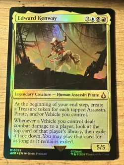Edward Kenway Universes Beyond: Assassin's Creed Foil Mythic Card 0053 - Image 1