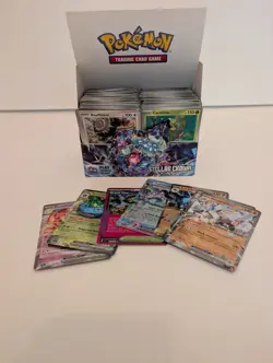Pokemon Stellar Crown Bulk Card Lot: C, UC, Rares, Reverses, EXs - Image 1