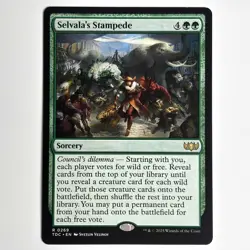 SELVALA'S STAMPEDE MTG TDC - CARTE MAGIC THE GATHERING EN NEUF - Image 1