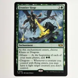 FRONTIER SIEGE MTG TDC - CARTE MAGIC THE GATHERING EN NEUF - Image 1