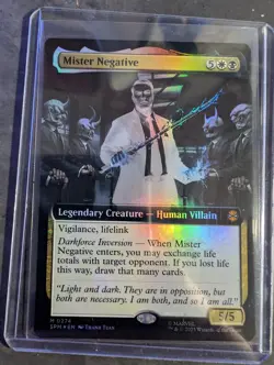 Mister Negative (Extended Art Foil) MTG Spider-Man Magic the Gathering - Image 1