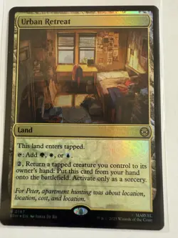 MTG Urban Retreat 0187 Foil Marvel's Spider-Man NM SPM - Image 1