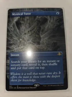 mtg, Mystical Tutor (Borderless)-Dominaria Remastered Regular NM - Image 1