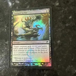 MTG FOIL Tainted Strike Scars of Mirrodin Magic the Gathering - Image 2