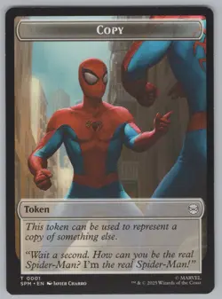 MTG - Copy / Human Citizen Double Sized Token - Marvel's Spider-Man (SPM) -E509 - Image 3