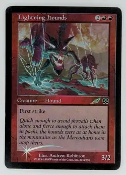Lightning Hounds - Foil - Magic The Gathering - Magic Media Promos - Image 1