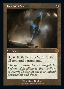 Perilous Vault - Foil Retro Frame The Brother's War Retro Artifacts NM MTG - Image 1