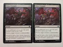 X2 MTG Bitter Triumph 91 U LCI Lost Caverns of Ixalan Magic The Gathering 2X - Image 1