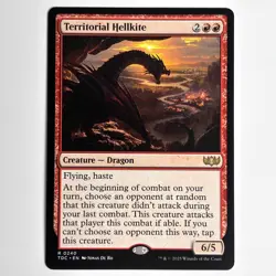 TERRITORIAL HELLKITE MTG TDC - CARTE MAGIC THE GATHERING EN NEUF - Image 1