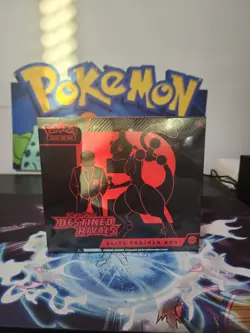 Pokemon TCG Destined Rivals Elite Trainer Box ETB Factory Sealed - Image 1