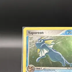 Pokemon Vaporeon 6/17 POP Series 3 Holo SWIRL - Image 2