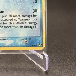 Pokemon Vaporeon 6/17 POP Series 3 Holo SWIRL - Image 4