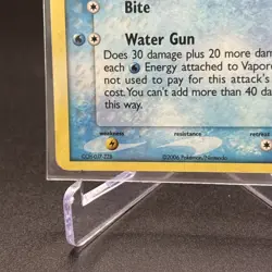 Pokemon Vaporeon 6/17 POP Series 3 Holo SWIRL - Image 5