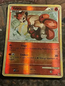 Pokemon - 1x Vulpix 75/95 - Reverse Holo Call of Legends HP - Image 1
