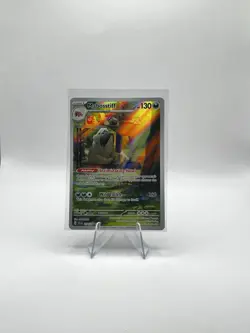 Pokemon TCG Mabosstiff Scarlet & Violet Holo Illustration Rare - Image 5