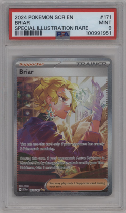 Briar Special Illustration Rare SV07: Stellar Crown 171/142 Pokemon TCG PSA 9 - Image 1