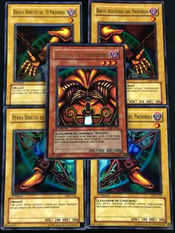 YUGIOH EXODIA SET LDD-S120-124 1ST ULTRA (LP) SPANISH WITH TWO PORTUGESE - Image 1
