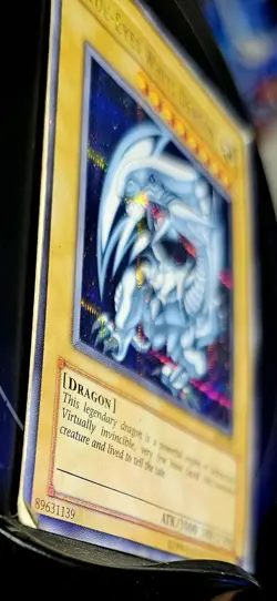 2002 Blue Eyes White Dragon DDS-001 UNLIMITED TCG Card Gameboy Color Promo - Image 2