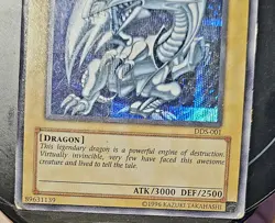 2002 Blue Eyes White Dragon DDS-001 UNLIMITED TCG Card Gameboy Color Promo - Image 3