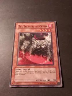 Yu-Gi-Oh! The Thing In The Crater Common Card IOC-063 LP - Image 1