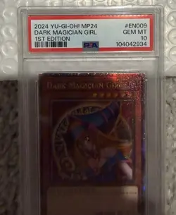 DARK MAGICIAN GIRL 1ST EDITION 2024 YU-GI-OH! MP24 #EN009 GEM MINT PSA 10 - Image 2