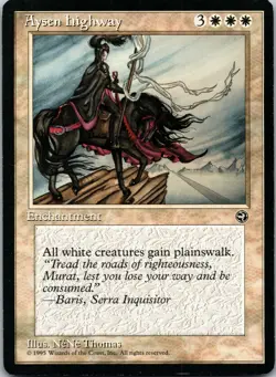 Aysen Highway [Homelands] Magic MTG Never Played NP Rare 1995 Enchantment - Image 1