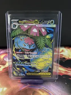 Pokemon TCG Mega Venusaur EX Holo Ultra Rare Card 155/132 Me01: Mega Evolution - Image 1