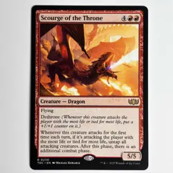 SCOURGE OF THE THRONE MTG TDC - CARTE MAGIC THE GATHERING EN NEUF - Image 1