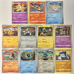 Shinji Kanda Pokemon Card Lot of 11 - All Unique Art Works - Great Condition - Image 1