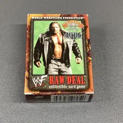 2001 WWE WWF Raw Deal Survivor Series Card Game Starter Deck Triple H - Image 1