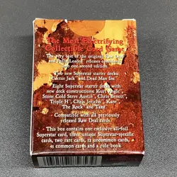 2001 WWE WWF Raw Deal Survivor Series Card Game Starter Deck Triple H - Image 2