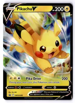 Pikachu V Promo SWSH: Sword & Shield Promo Cards SWSH285 NM - Image 1