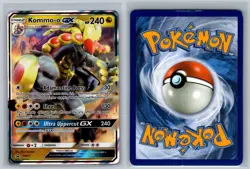 Kommo-o GX - SM71 Holo Promo Sun & Moon Promo Pokemon Card Holo MP - Image 3
