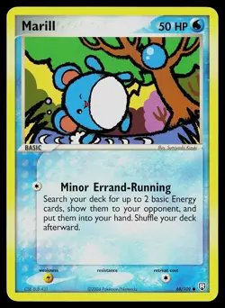 Pokemon Card - Marill Team Rocket Returns 68/109 Common - Image 1